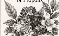 PYUR ORGANICS Journal graphite illustration