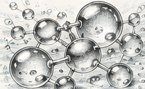 PYUR ORGANICS Journal graphite illustration