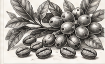 PYUR ORGANICS Journal graphite illustration