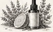 PYUR ORGANICS Journal graphite illustration