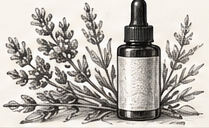 PYUR ORGANICS Journal graphite illustration