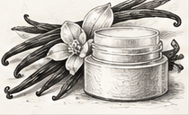 PYUR ORGANICS Journal graphite illustration