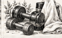 PYUR ORGANICS Journal graphite illustration