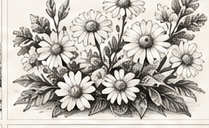 PYUR ORGANICS Journal graphite illustration