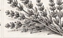 PYUR ORGANICS Journal graphite illustration