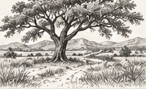 PYUR ORGANICS Journal graphite illustration