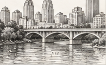 PYUR ORGANICS Journal graphite illustration