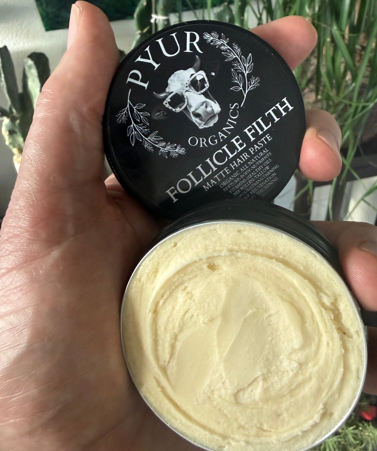Follicle Filth - Organic All Natural Rosemary Infused Hair Texturizing Paste - Healing - Revitalizing - Matte Finish