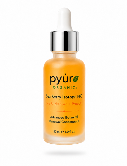 Pyür Organics Sea Berry Isotope Nº3™ | Sea Buckthorn + Propolis Advanced Renewal Serum - Earth Citrus