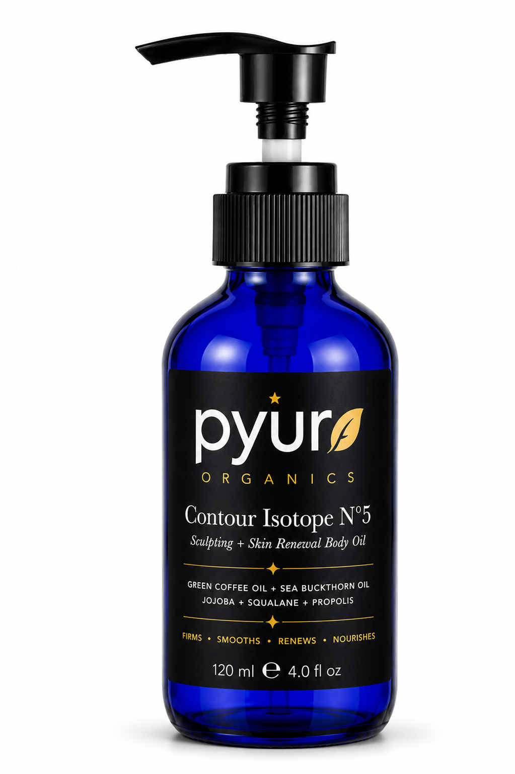 Contour Isotope Nº5™ Sculpting + Skin Renewal Body Oil | Green Coffee + Sea Buckthorn