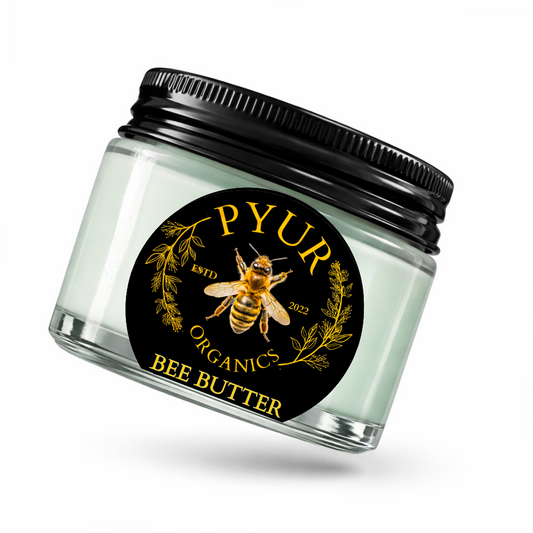 Organic Bee Butter - Bee Pollen Face Mask - Vitamin & Antioxidant Face Bomb - Leave On Night Mask