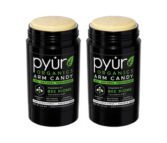 PYUR ORGANICS Arm Candy Duo — 2 deodorant sticks