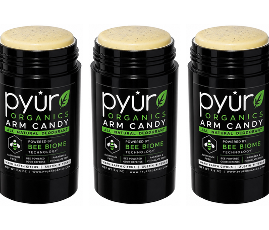 PYUR ORGANICS Arm Candy Trio — 3 deodorant sticks